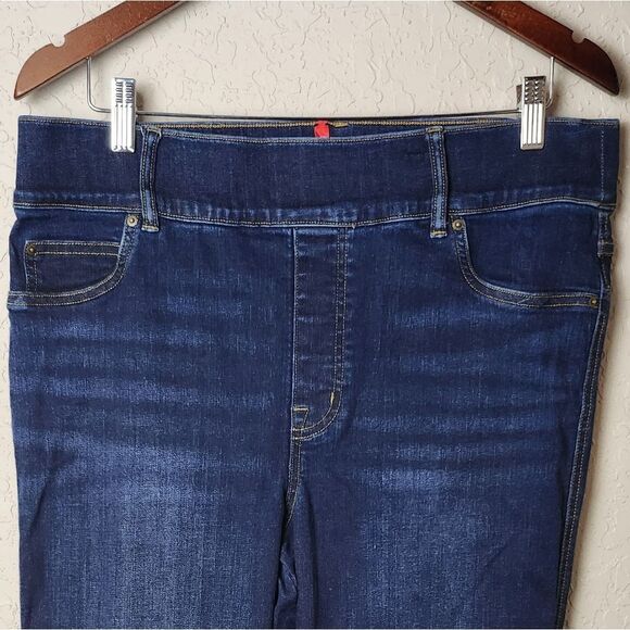 SPANX Everywear Flare High Rise Denim Jeans Midnight Shade Size 1X - Picture 5 of 7